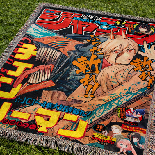 CHAINSAW MAN WOVEN RUG/TAPESTRY